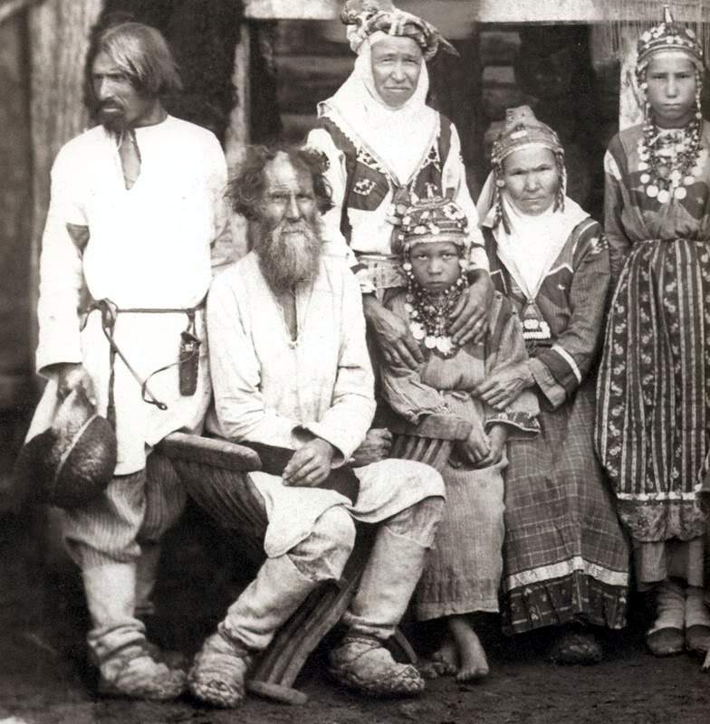 The Chuvash, one of the indigenous ethnicities composing modern-day Russians. Photo circa 1900.