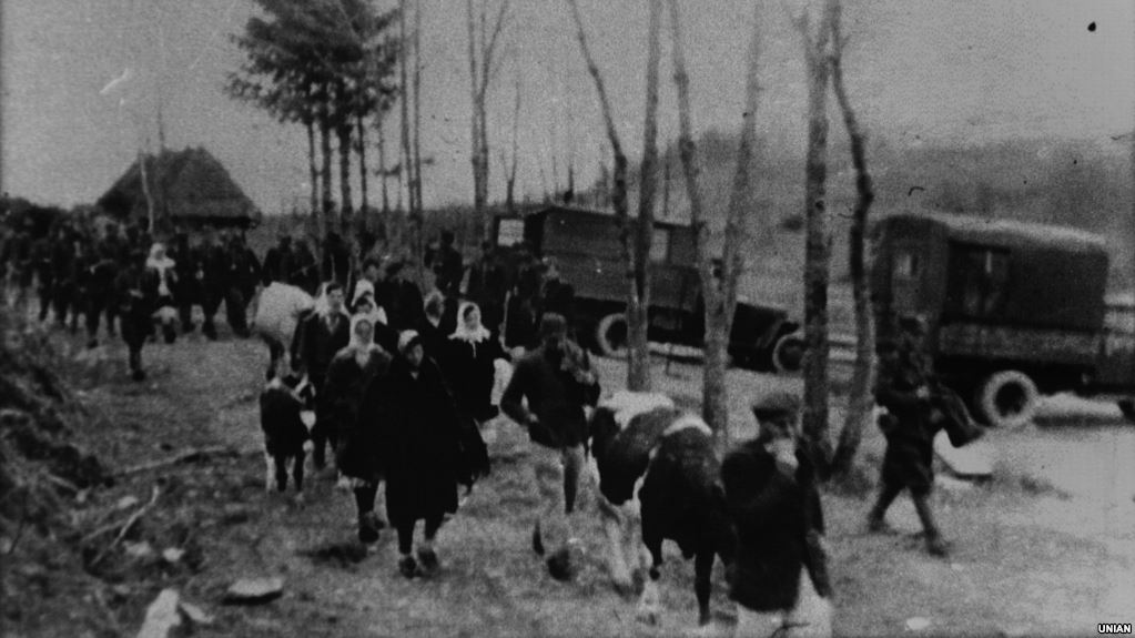 Photo: SBU archives. Eviction of the Ukrainian population during the Vistula Operation in Poland.