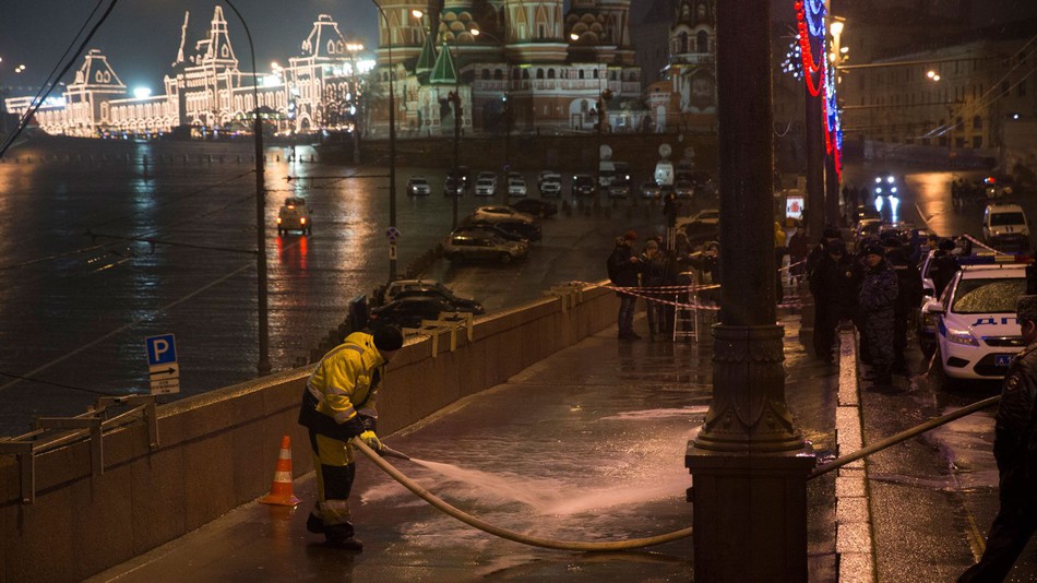 Just mere hours after it was executed, the Russian secret police was already washing off the blood (and any remaining evidence) after the murder of Russian opposition leader Boris Nemtsov, slain in front of the Moscow Kremlin, in the area of direct responsibility of the Federal Protective Service of Russia, whose head Viktor Zolotov reports directly to Vladimir Putin