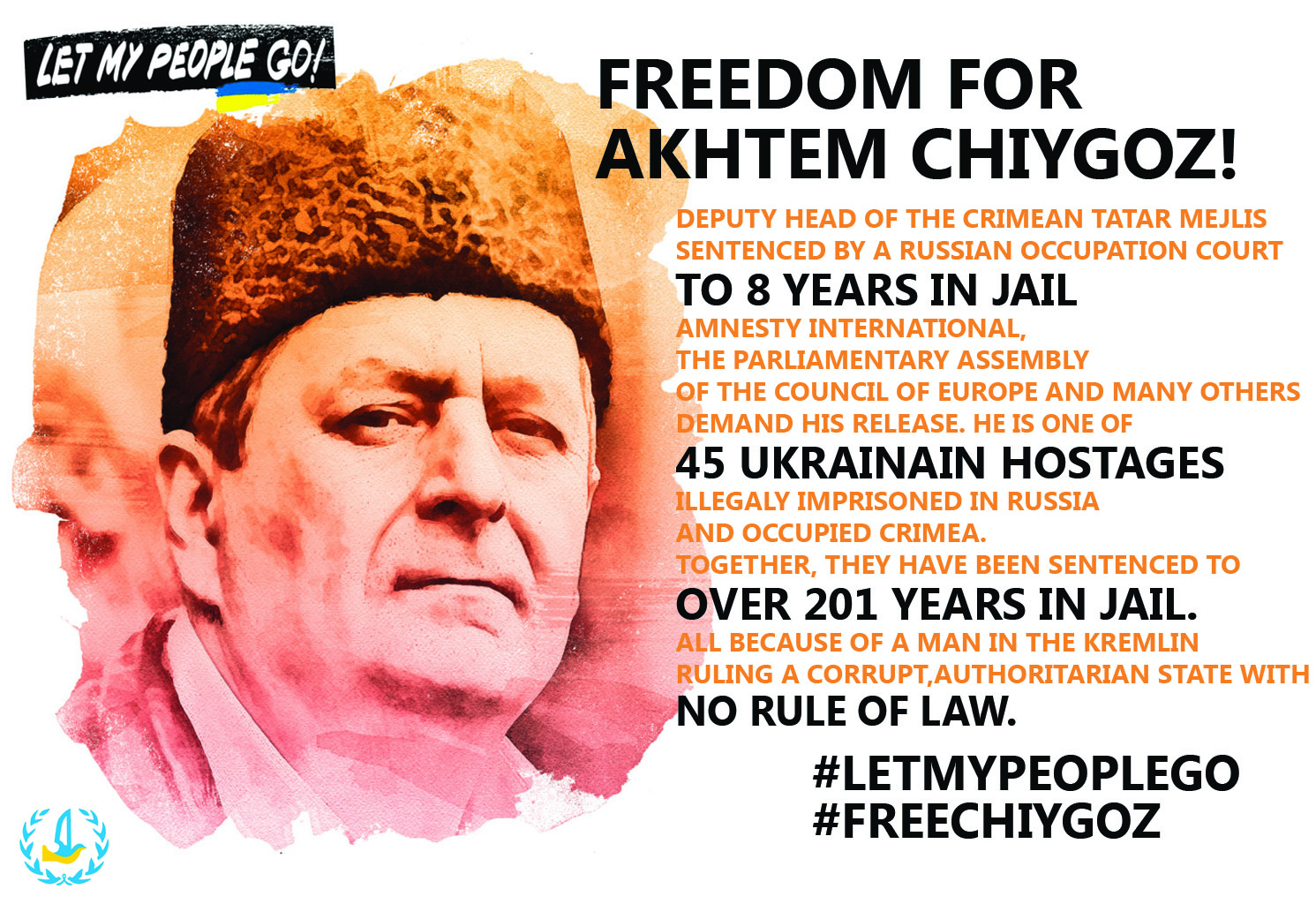 World powers, human rights organizations indignant about Russia’s conviction of Crimean Tatar leader