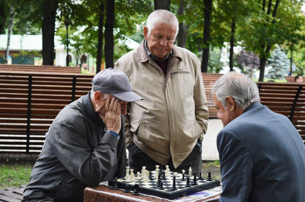 Central Kyiv park gathers chess players all year long - Euromaidan Press