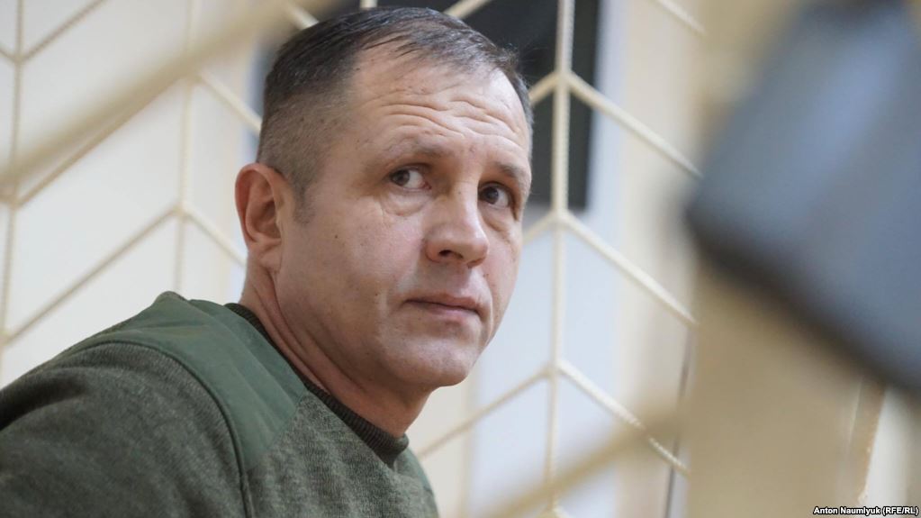 Crimean court sentences activist who flew Ukrainian flag in gravely falsified trial