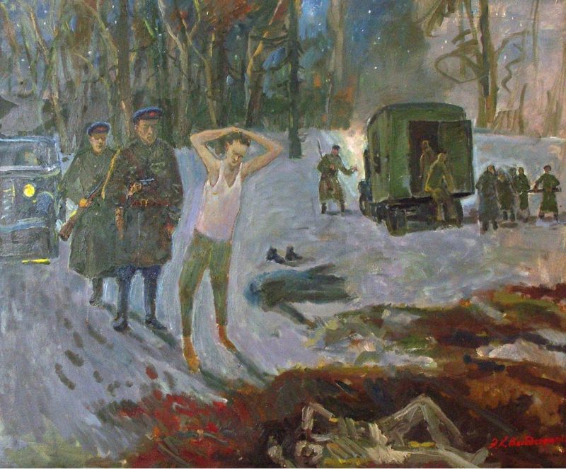 'NKVD Killing Ground in Butovo' by Egils Veidemanis. Butovo was a former estate south of Moscow taken over by the secret police after the revolution and used as an agricultural colony, shooting range and site for executions and mass graves. The executions took place here from 1935 to 1953, but mostly in the years of Stalin’s Great Terror in 1937 and 1938. Butovo Shooting Range is known as Moscow’s main killing field.