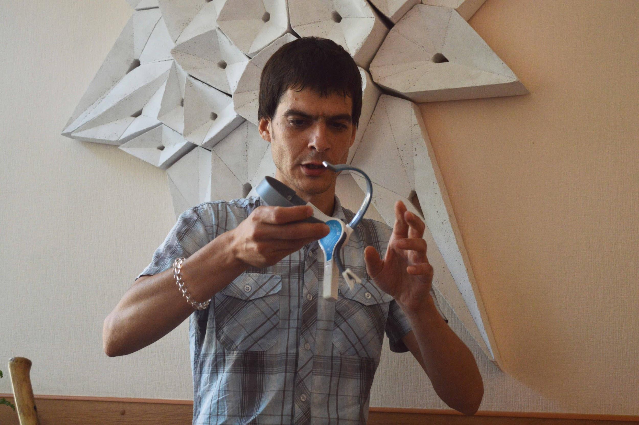 Kyiv artist creates gadgets that can read your mind