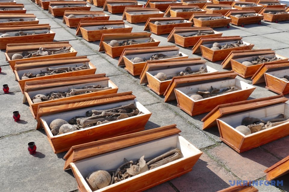 Bodies of 134 victims of Soviet terror in Ukraine given proper burial