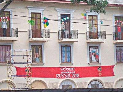 Russia, Rostov, Potemkin village, window dressing, FIFA World Cup