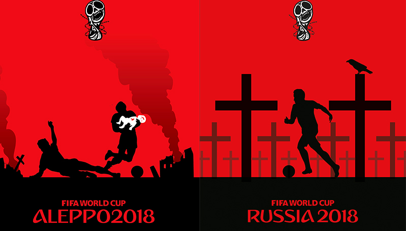 Ukrainian artist creates alternative promo for World Cup 2018 in Russia