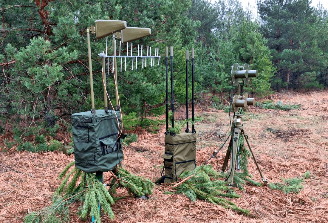 The Anklav electronic warfare system.