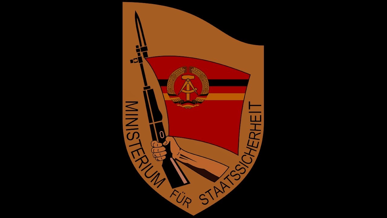 The official seal of the Ministry for State Security of the German Democratic Republic (East Germany), commonly known as the Stasi. The Stasi was a close partner of the Soviet KGB. (Image: Wikipedia)