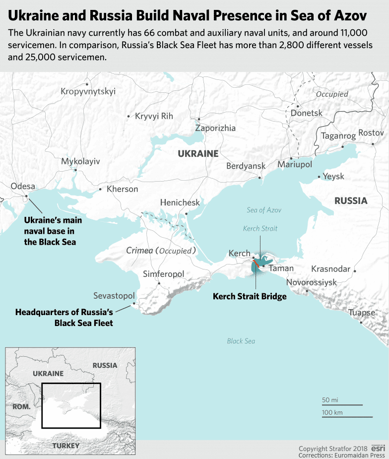 Russia effectively seizes control of Sea of Azov, threatening Ukraine
