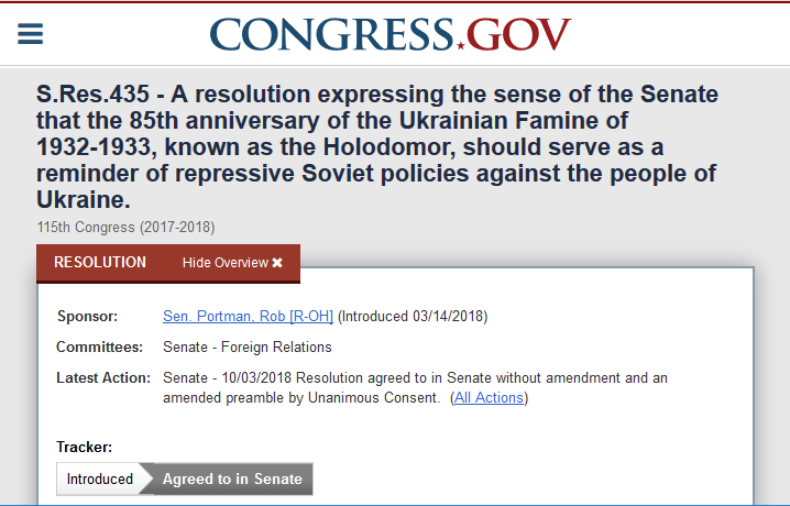 US denounced for suggesting Soviets committed genocide against their own people