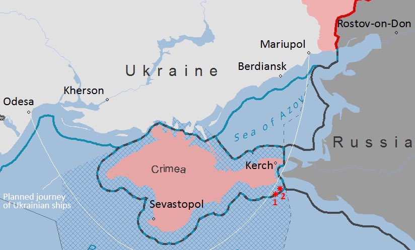 Russian attack on Ukrainian ships: who has a right to do what in the Azov Sea