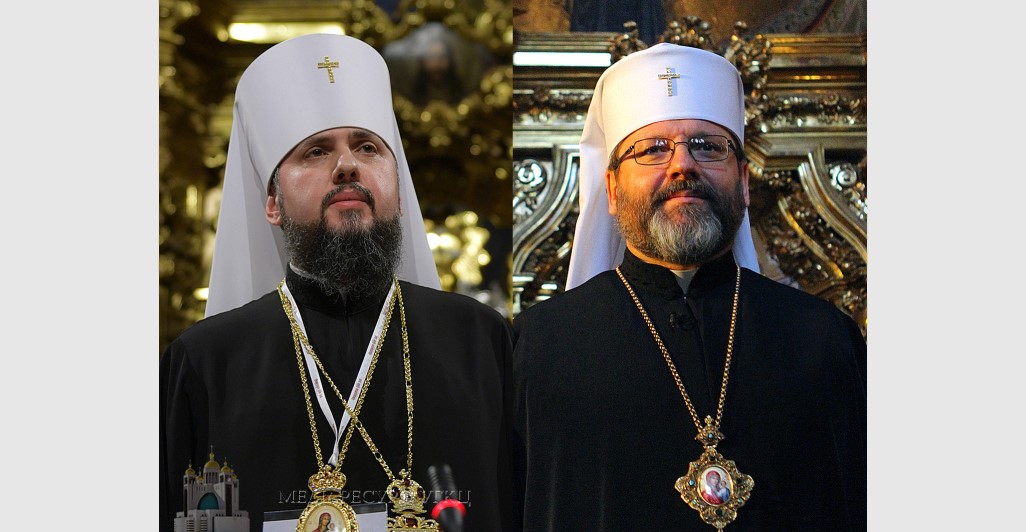 L-R: Metropolitan Epiphany and Archbishop Svyatoslav