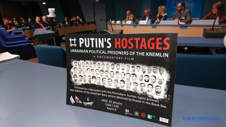 Documentary “Putin’s Hostages: Ukrainian political prisoners of the Kremlin” was premiered in PACE