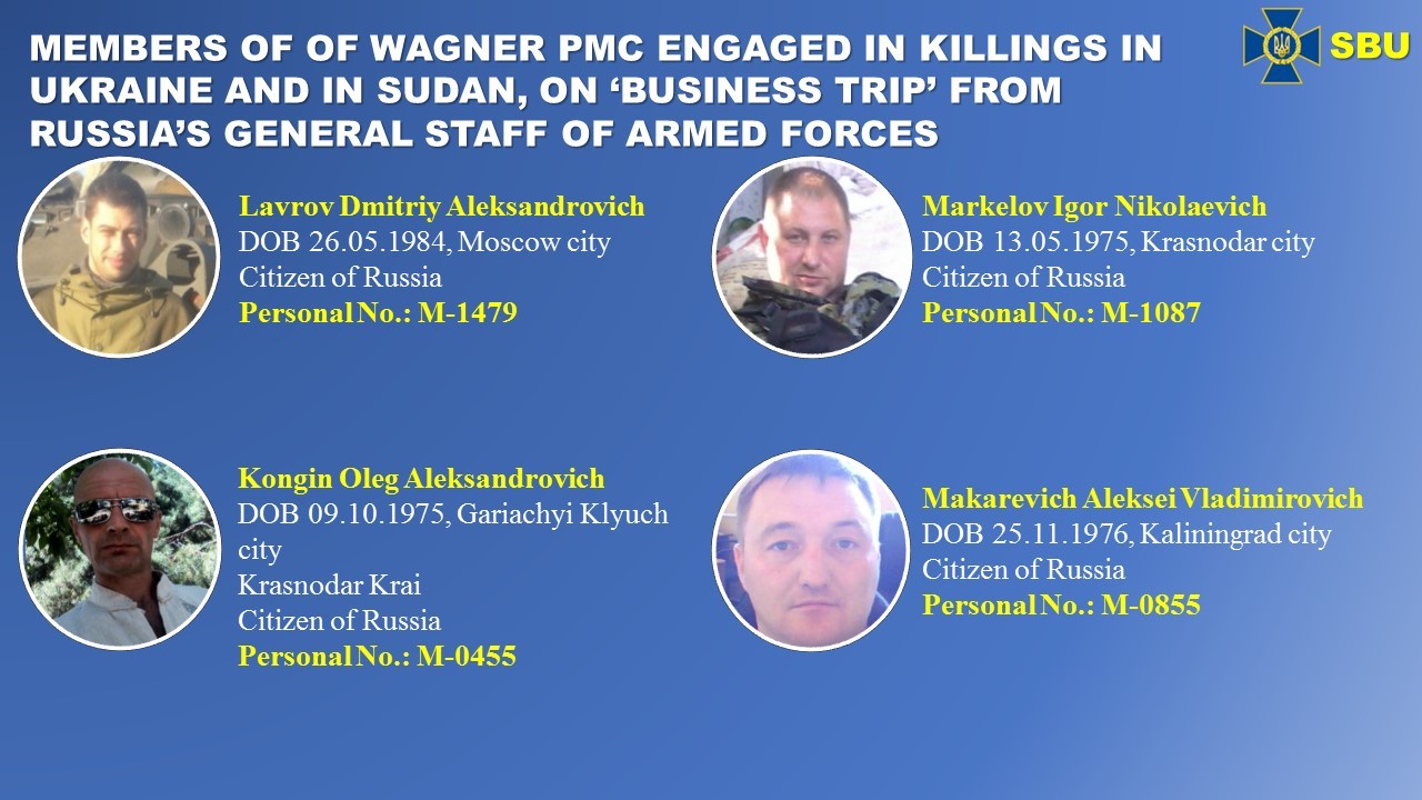 PMC Wagner is a unit of Russian military intelligence, mercs’ IDs show – SBU chief ~~