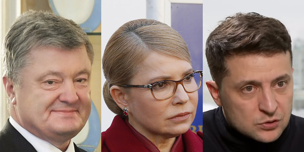 Pollsters say Zelenskyi leads in Ukraine’s presidential race. Bookies lean towards Poroshenko