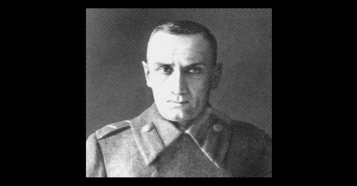 Admiral Alexander Kolchak, the head of the anti-Bolshevik White forces in 1918-1920 during the Russian Civil War (1917-1922). It is believed to be his last photo taken before his execution by the Bolsheviks in February 1920. (Wikimedia Commons)