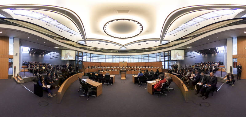 The courtroom of the International Tribunal for the Law of the Sea (Photo: itlos.org)