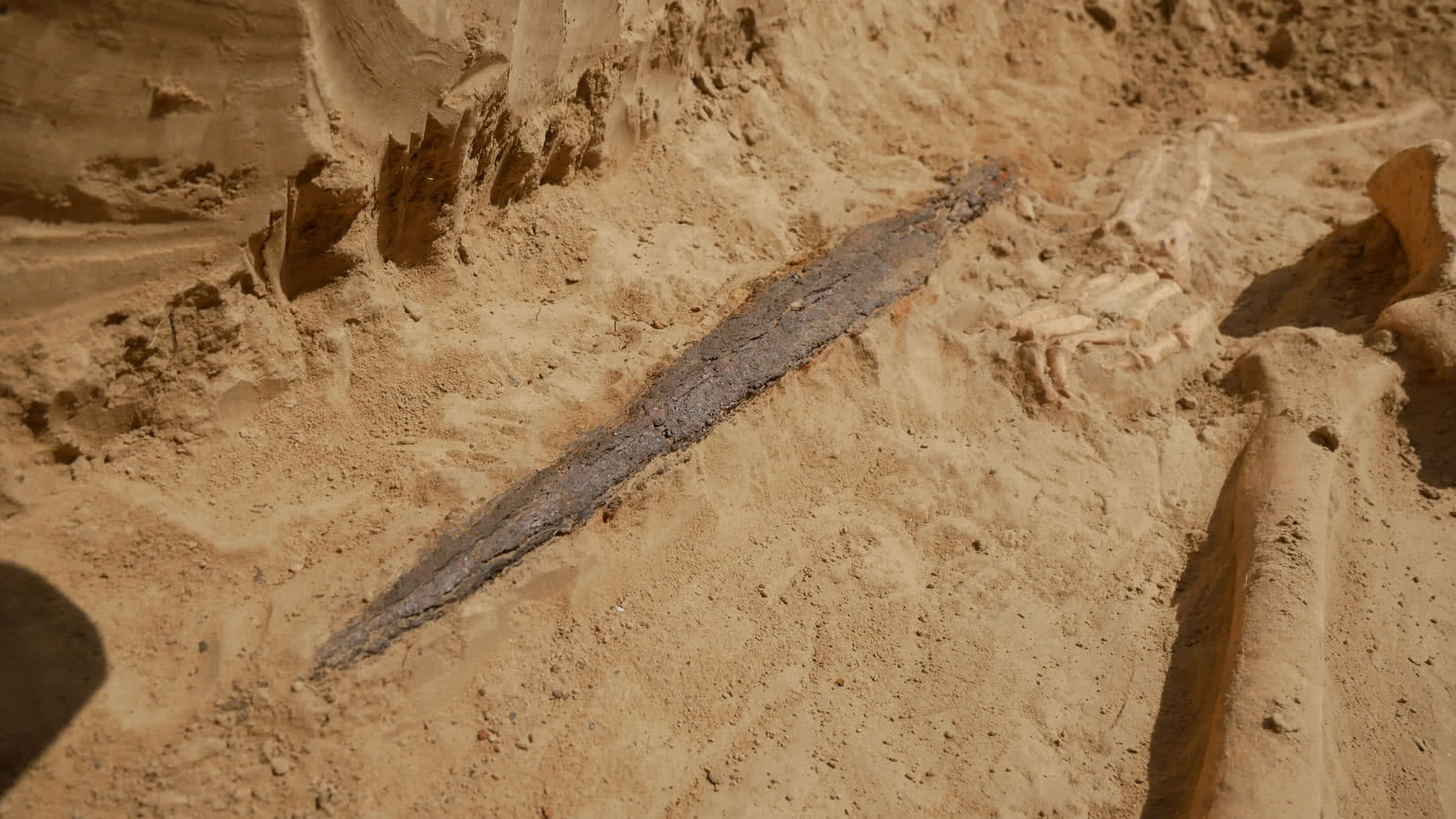 Gilded Scythian sword found on Mount Mamai in Zaporizhzhia Oblast ~~