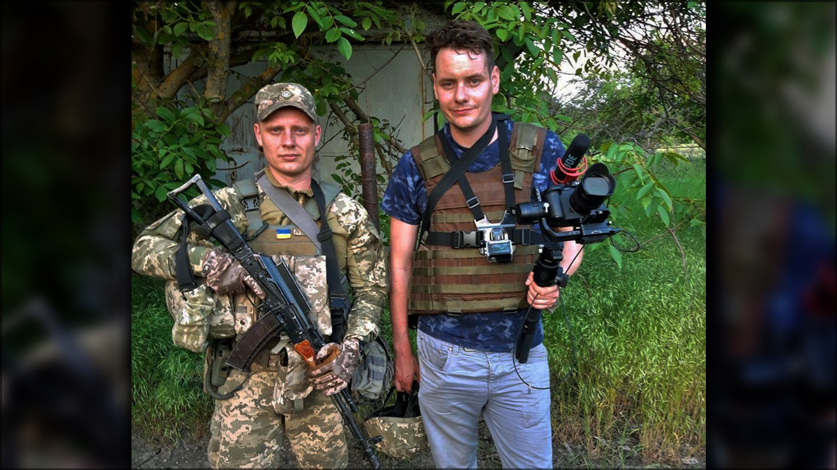 UK film director drives to Donbas to film war, spends almost a year there