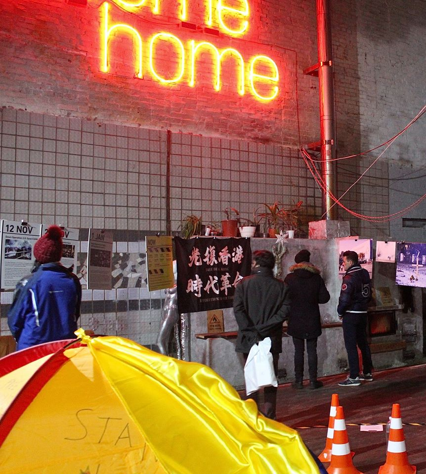 China tried to shut down exhibition in Kyiv that showcased Hong Kong democratic movement, organizers said ~~