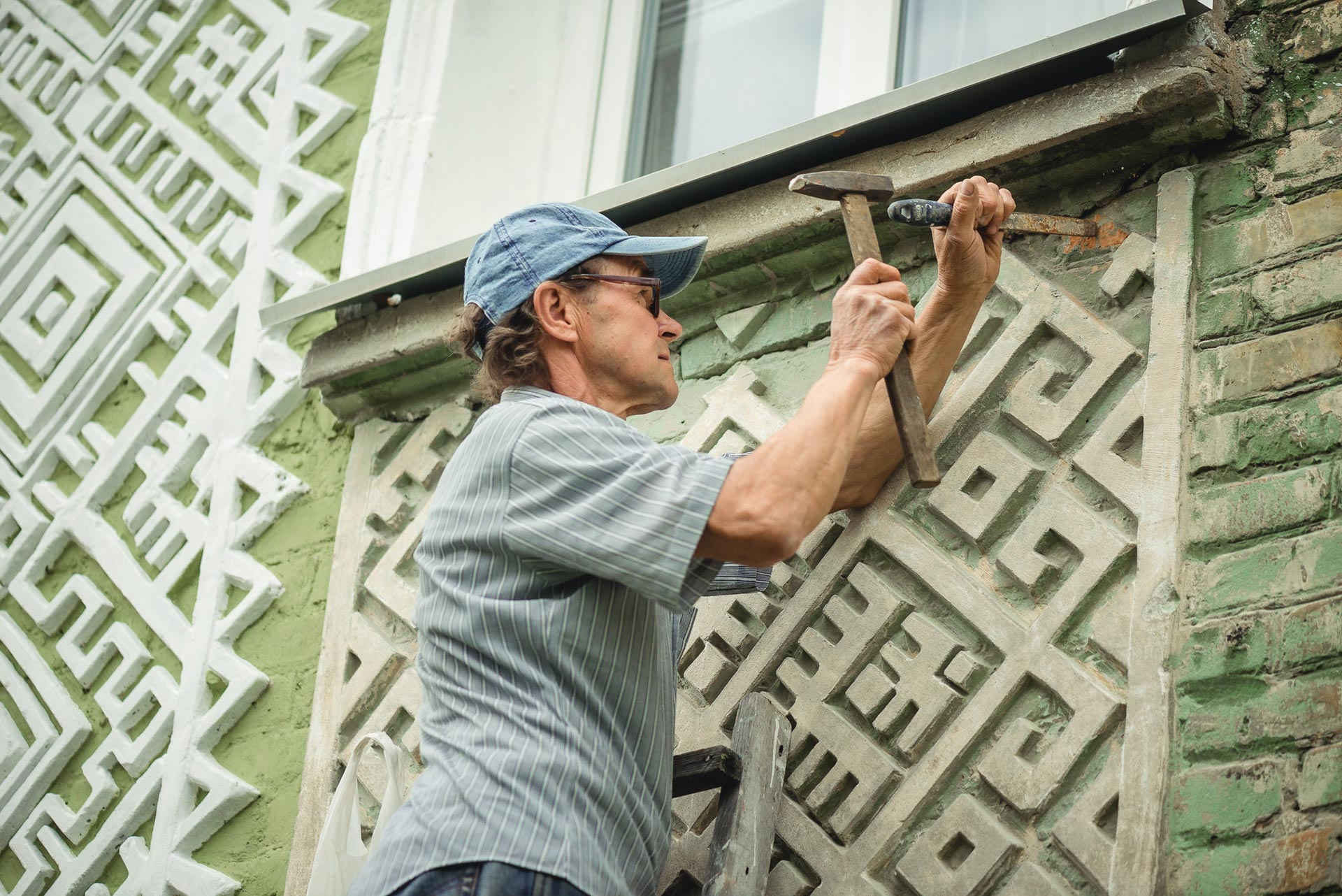 Meet the activists saving unique stone “embroidery” on Soviet era houses
