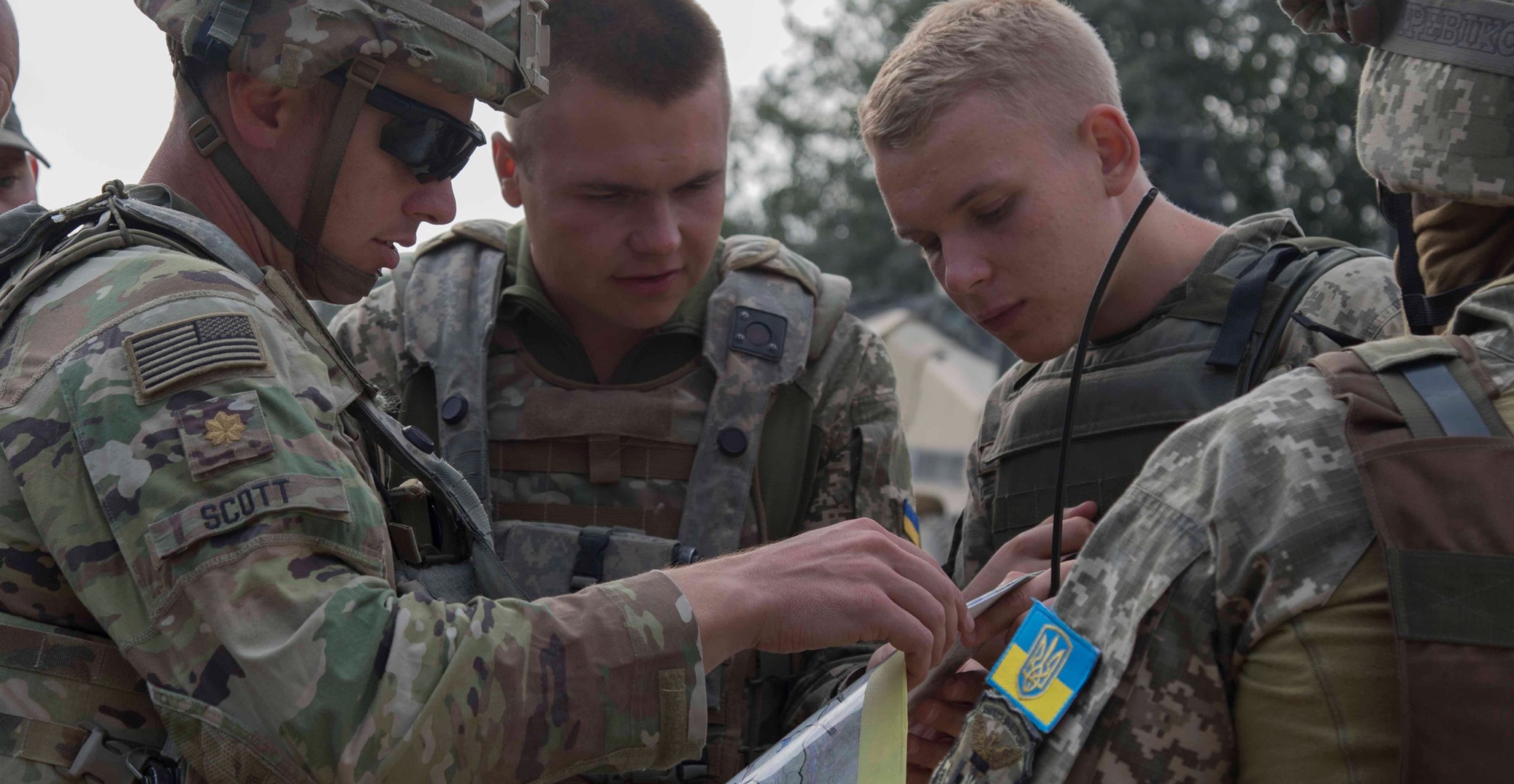 Ukrainian military participating in the international military exercise Combined Resolve XIV at the US Army Training Center in Germany. (Source: mil.gov.ua)