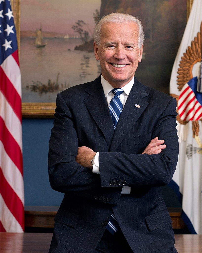 Official portrait of Vice President, now President, Joe Biden in his West Wing Office at the White House, Jan. 10, 2013. (Official White House Photo by David Lienemann).