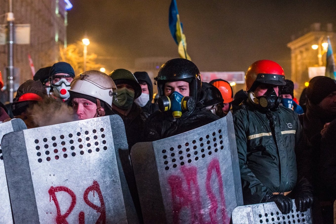The power of volunteerism: providing protective gear for protesters during Euromaidan    ~~