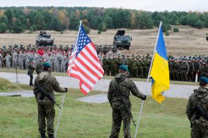 During the joint military training in Ukraine Rapid Trident. Source: yavoriv-info.com.ua ~