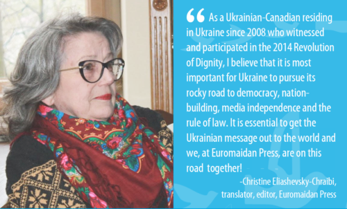 Christine Eliashevsky-Chraibi, Euromaidan Press translator, editor