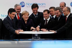 The ceremony of opening of Russia's Nord Stream 1 pipeline supplying gas to Germany on November 8, 2011, which was attended by Angela Merkel, the German Chancellor, and Dmitry Medvedev, then the President of Russia, along with German and Russian energy industry heads. Source: kremlin.ru How reducing EU reliance on Russian gas would benefit Europe