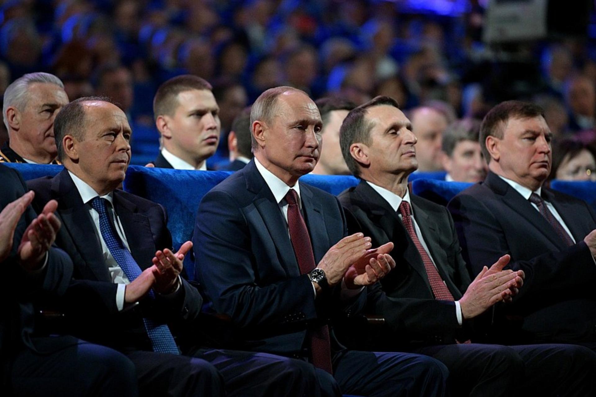 Vladimir Putin and Russia's top security officials. Photo: kremlin.ru