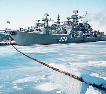 Russian naval ships in the Arctic (Photo: selcdn.ru)