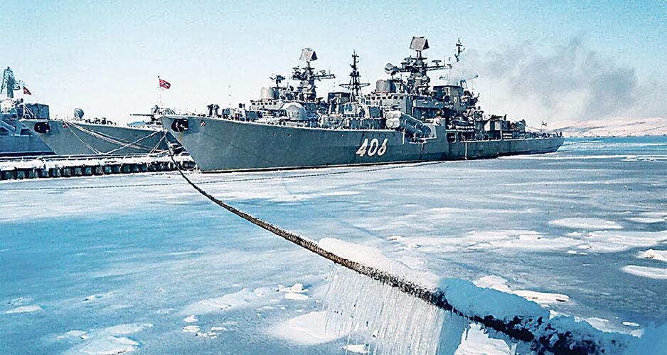Russian naval ships in the Arctic (Photo: selcdn.ru)