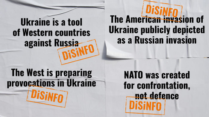 All roads lead to Ukraine: how Russia uses disinformation to support its efforts on the ground ~~