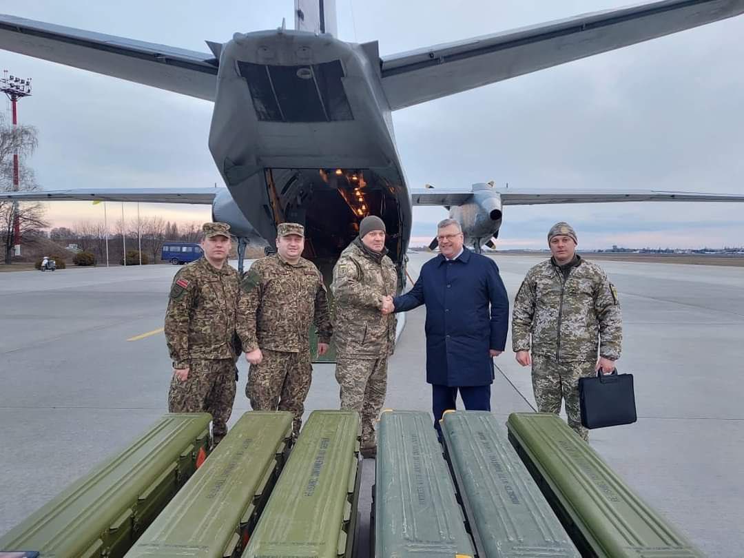Stingers from Latvia arrived in Ukraine. 23 Feb 2022. Source ~