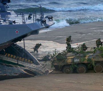 Russian naval drills