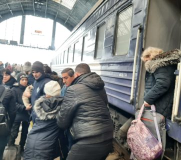Lviv refugees Ukraine Russia