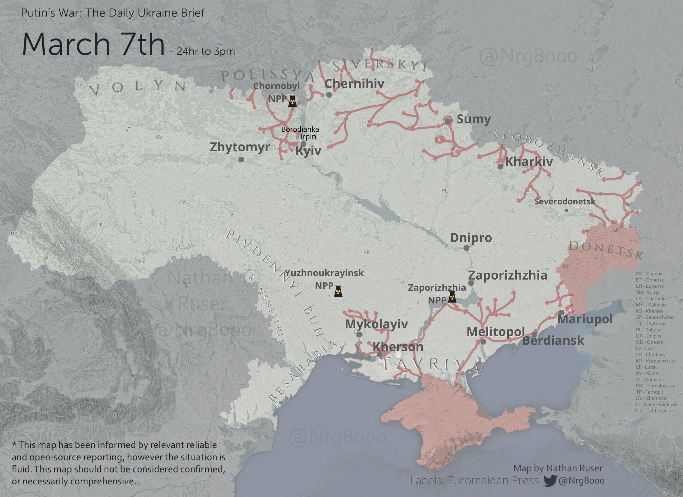 War in Ukraine, Day 13: Mariupol is encircled, Russian General killed ~~