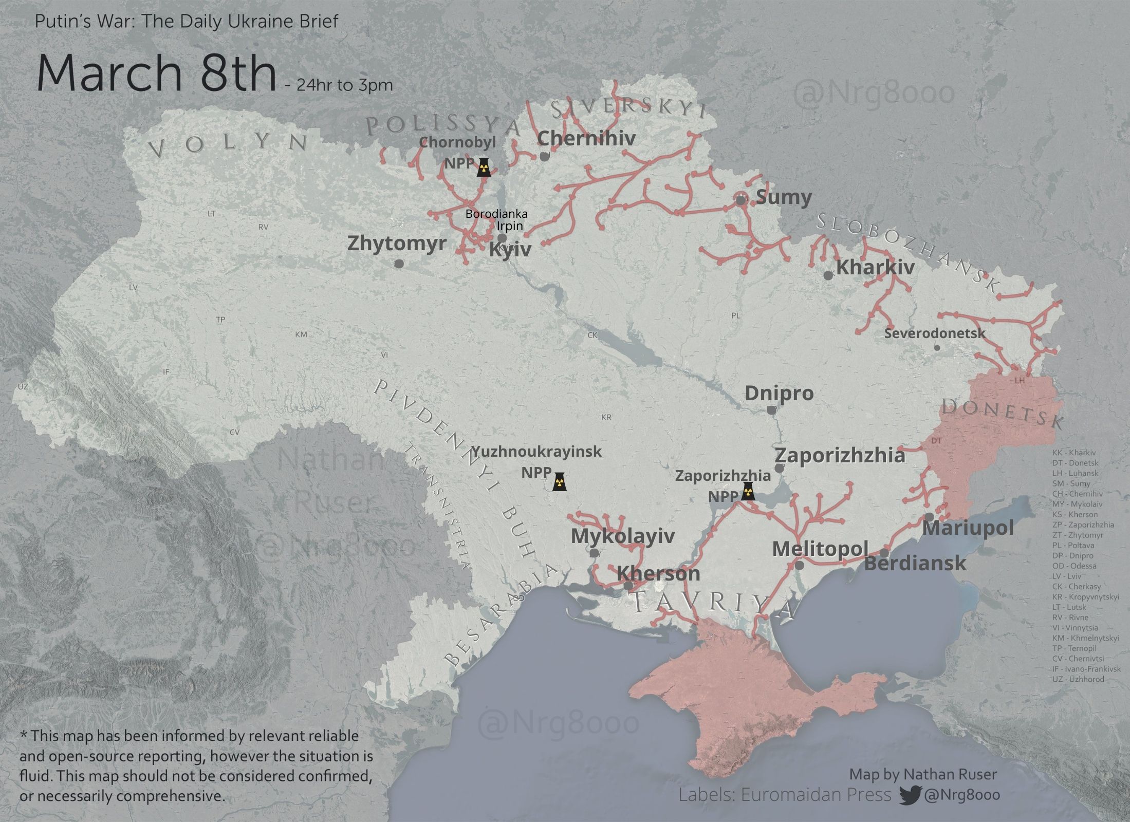 War in Ukraine, Day 14: Putin turns Russia into most-sanctioned nation in the world ~~