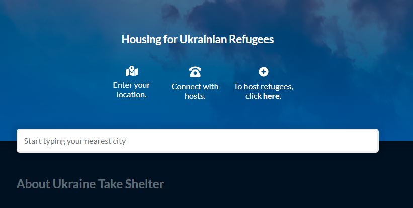 Students launch site to connect Ukrainian refugees with potential hosts abroad