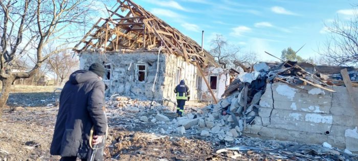 Chernihiv civilians bomb shelters