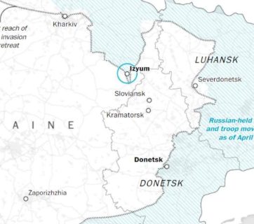 Ukraine war map