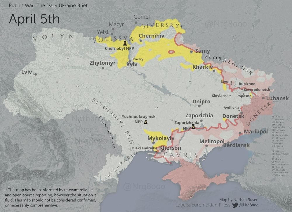 Russia's WAR against Ukraine MAP