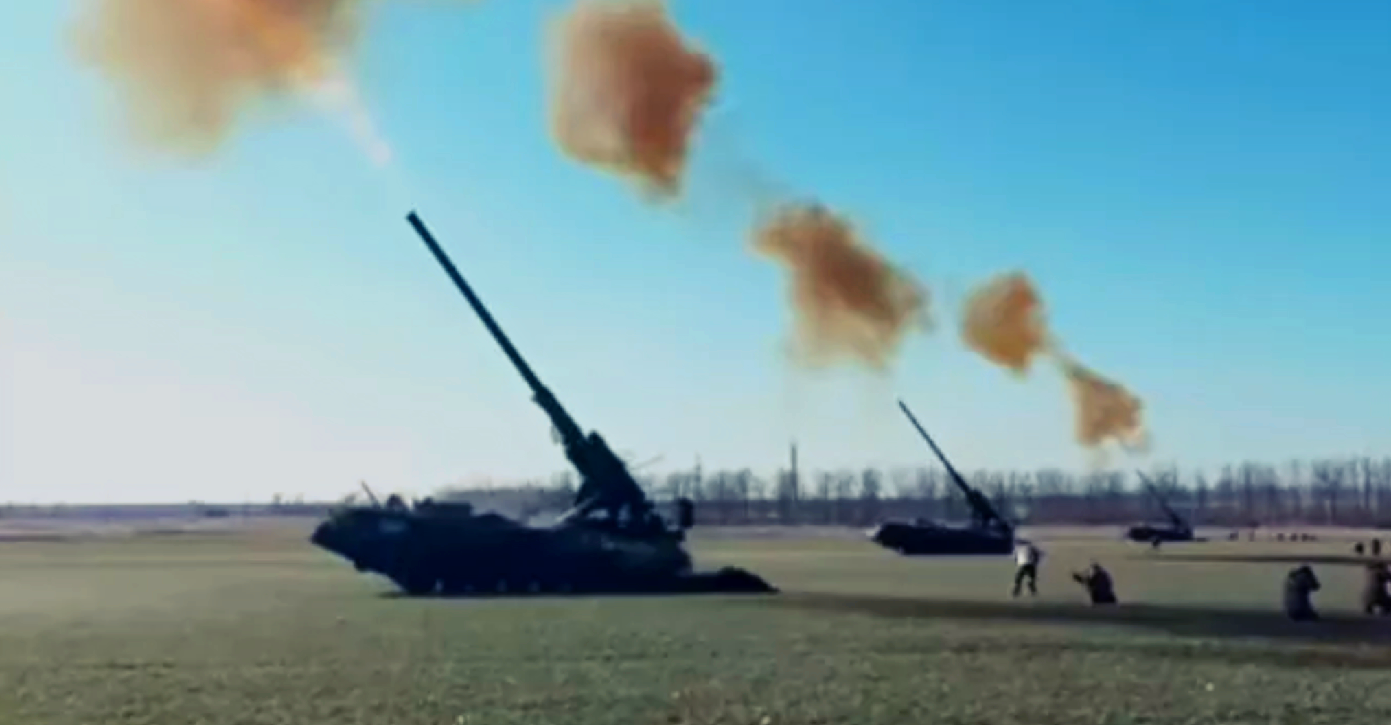 pions Ukrainian artillery Russia war