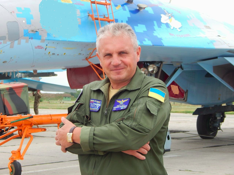 Ukrainian pilot Oleksandr Oksanchenko
