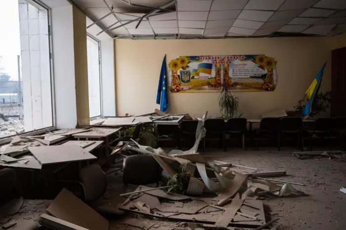 russian destroy schools
