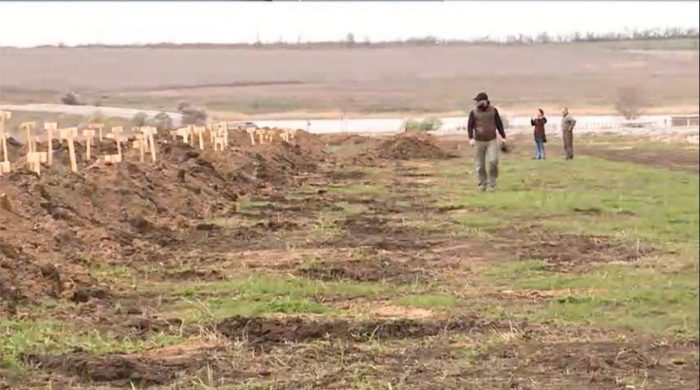 mass graves