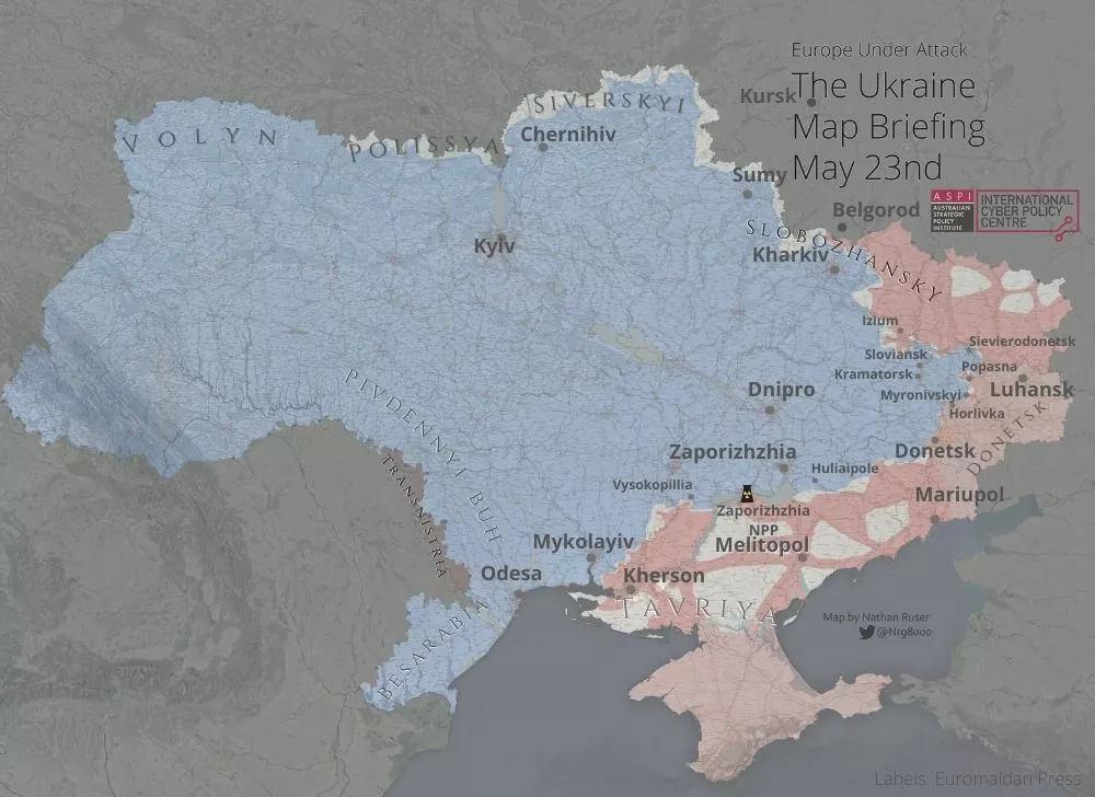 map: Russo-Ukrainian War, day 90: Russia captures two towns as Ukraine regains a village amid battle for Donbas; Ukraine reveals worst one-time military loss; Ukraine to get Harpoon anti-ship missiles